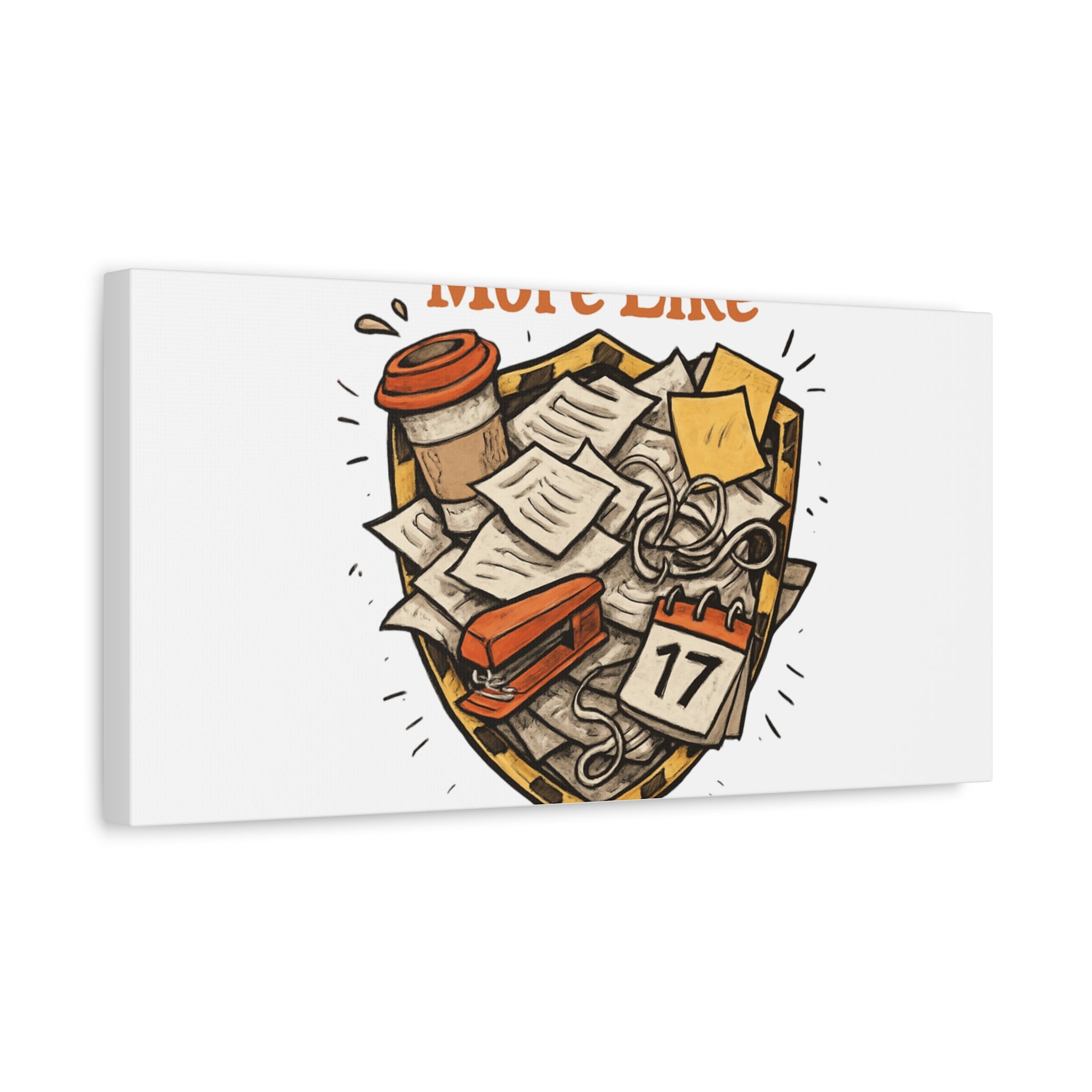 Procrastination? More Like Strategic Delay Canvas Wall Art