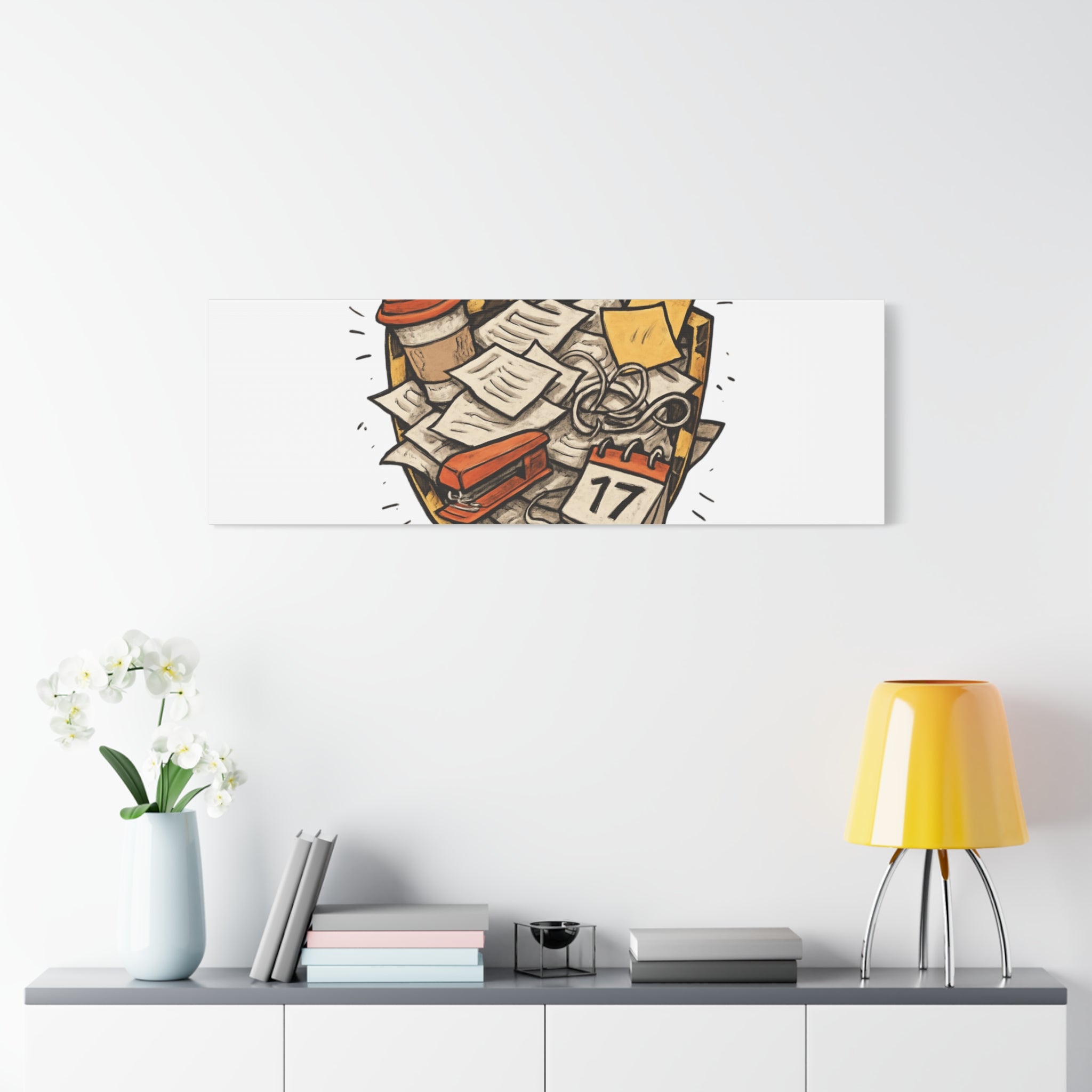 Procrastination? More Like Strategic Delay Canvas Wall Art