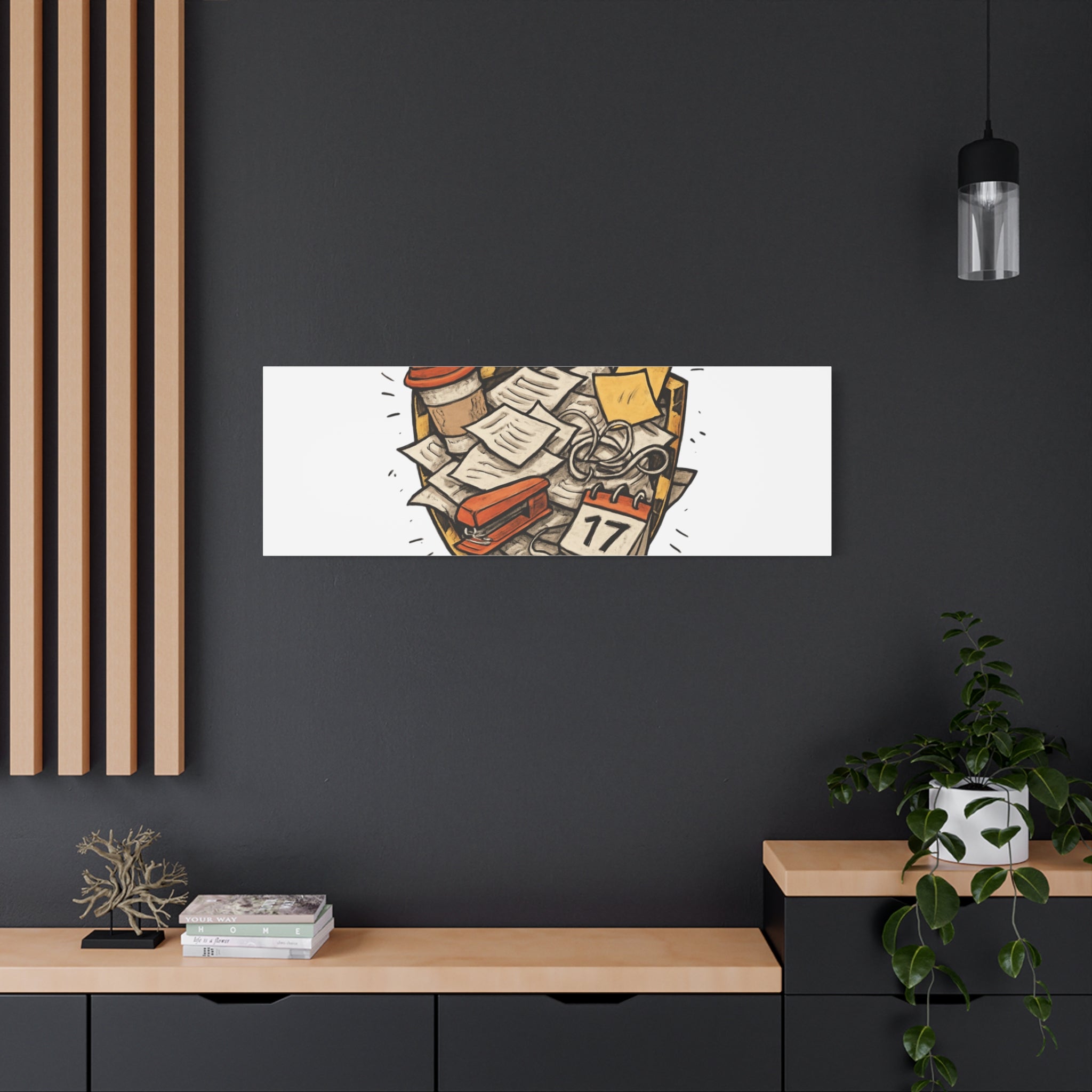 Procrastination? More Like Strategic Delay Canvas Wall Art