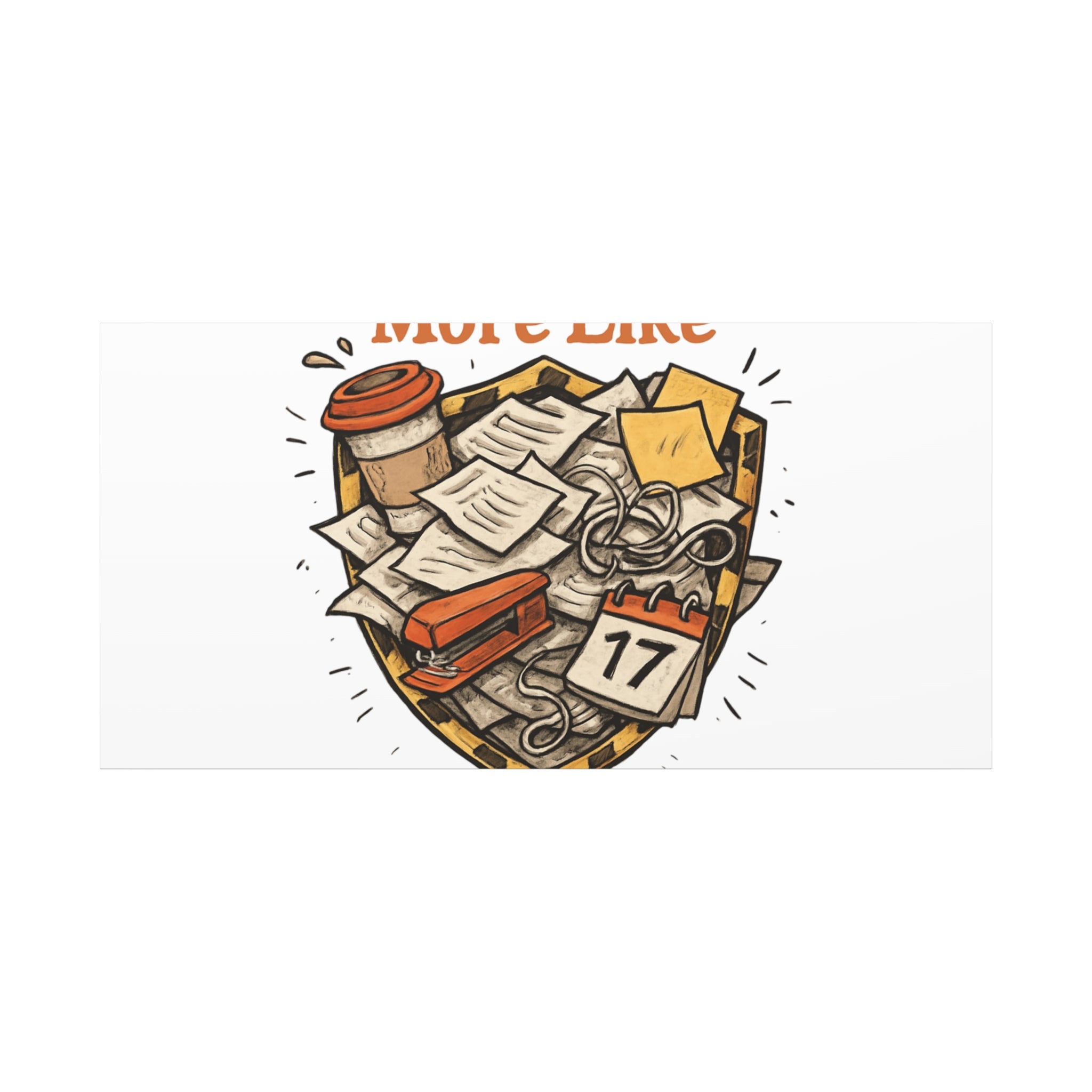 Procrastination? More Like Strategic Delay Canvas Wall Art